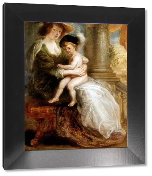 Helene Fourment with her Son Francis, 1635. Creator: Rubens, Pieter Paul (1577-1640)