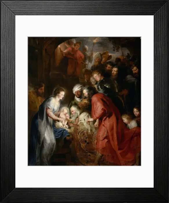 Framed Print : The Adoration of the Magi, ca 1619. Creator: Rubens, Pieter Paul (1577-1640) Framed Print : The Adoration of the Magi, ca 1619. Creator: Rubens, Pieter Paul (1577-1640)