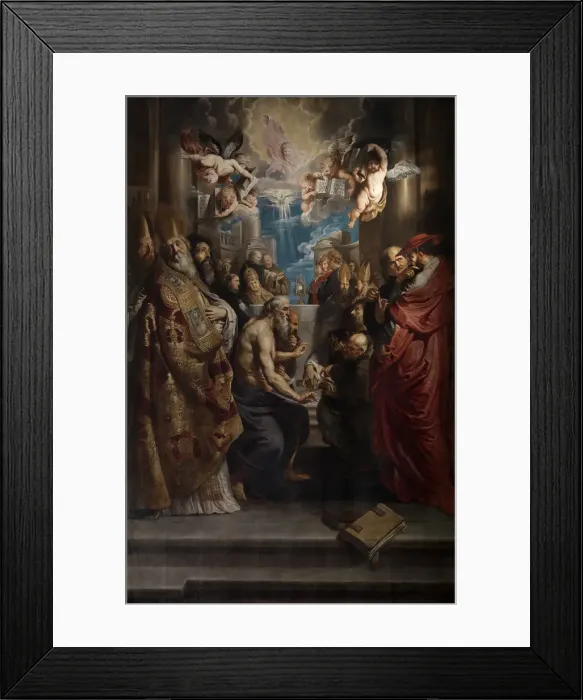 Framed Print : The Disputation of the Holy Sacrament, ca 1609. Creator: Rubens, Pieter Paul (1577-1640) Framed Print : The Disputation of the Holy Sacrament, ca 1609. Creator: Rubens, Pieter Paul (1577-1640)