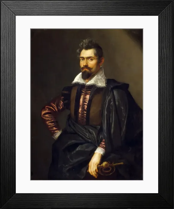 Framed Print : Portrait of Caspar Schoppe (1576-1649), ca 1606. Creator: Rubens, Pieter Paul (1577-1640) Framed Print : Portrait of Caspar Schoppe (1576-1649), ca 1606. Creator: Rubens, Pieter Paul (1577-1640)
