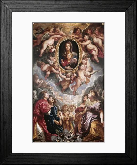 Framed Print : Madonna della Vallicella, 1606-1608. Creator: Rubens, Pieter Paul (1577-1640) Framed Print : Madonna della Vallicella, 1606-1608. Creator: Rubens, Pieter Paul (1577-1640)