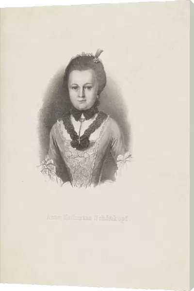 Anna Katharina ( Kathchen ) Schonkopf (1746-1810), ca 1820. Creator: Anonymous