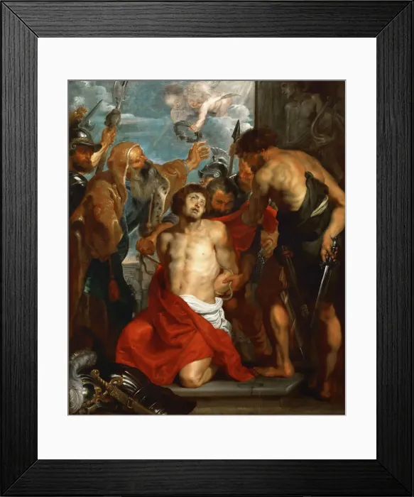 Framed Print : Martyrdom of Saint George, c. 1615. Creator: Rubens, Pieter Paul (1577-1640) Framed Print : Martyrdom of Saint George, c. 1615. Creator: Rubens, Pieter Paul (1577-1640)