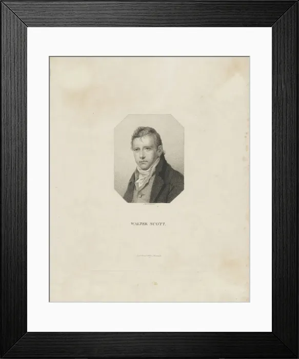 Framed Print : Portrait of the historical novelist and poet Sir Walter Scott (1771-1832), ca 1825 Framed Print : Portrait of the historical novelist and poet Sir Walter Scott (1771-1832), ca 1825