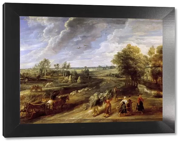 Return from the harvest, ca 1637. Creator: Rubens, Pieter Paul (1577-1640)