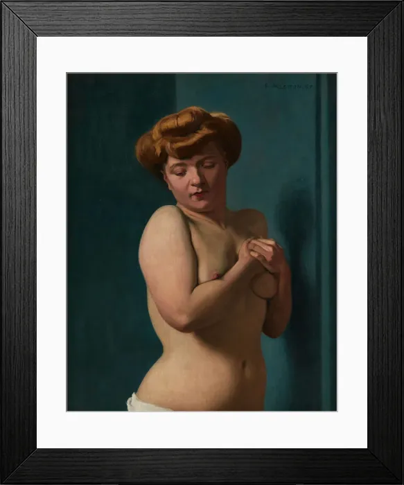 Framed Print : Femme nue, 1907. Creator: Vallotton, Felix Edouard (1865-1925) Framed Print : Femme nue, 1907. Creator: Vallotton, Felix Edouard (1865-1925)