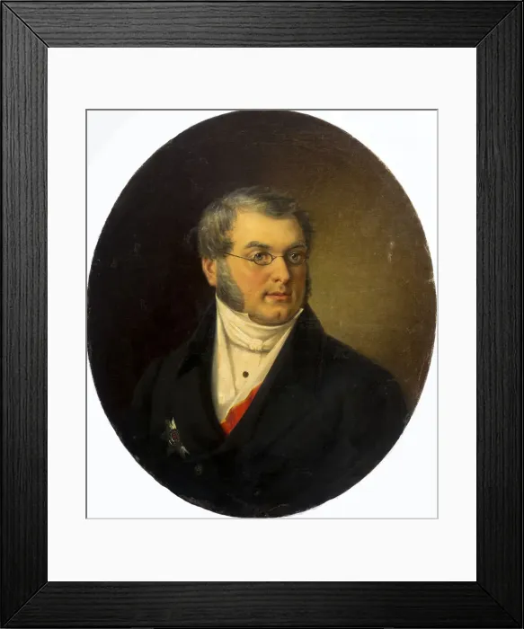 Framed Print : Portrait of the author Mikhail Nikolaevich Zagoskin (1789-1852), 1868. Creator: Bolotov Framed Print : Portrait of the author Mikhail Nikolaevich Zagoskin (1789-1852), 1868. Creator: Bolotov