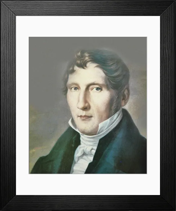Framed Print : Portrait of Louis Spohr (1784-1859). Creator: Anonymous Framed Print : Portrait of Louis Spohr (1784-1859). Creator: Anonymous