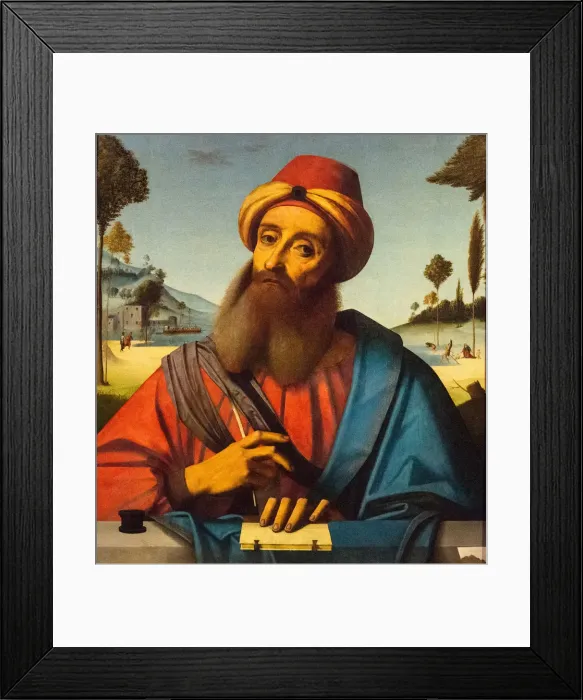 Framed Print : Portrait of Ovid, ca. 1505-1510. Creator: Ortolano (Benvenuti), Giovanni Battista (c Framed Print : Portrait of Ovid, ca. 1505-1510. Creator: Ortolano (Benvenuti), Giovanni Battista (c