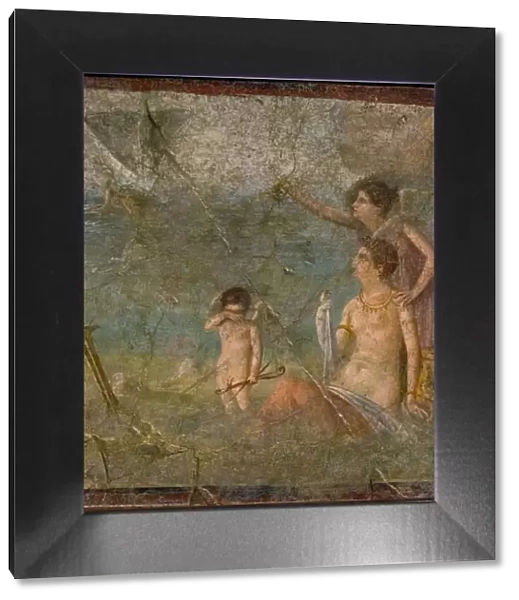 Ariadne and Theseus, 1st H. 1st cen. AD. Creator: Roman-Pompeian wall painting