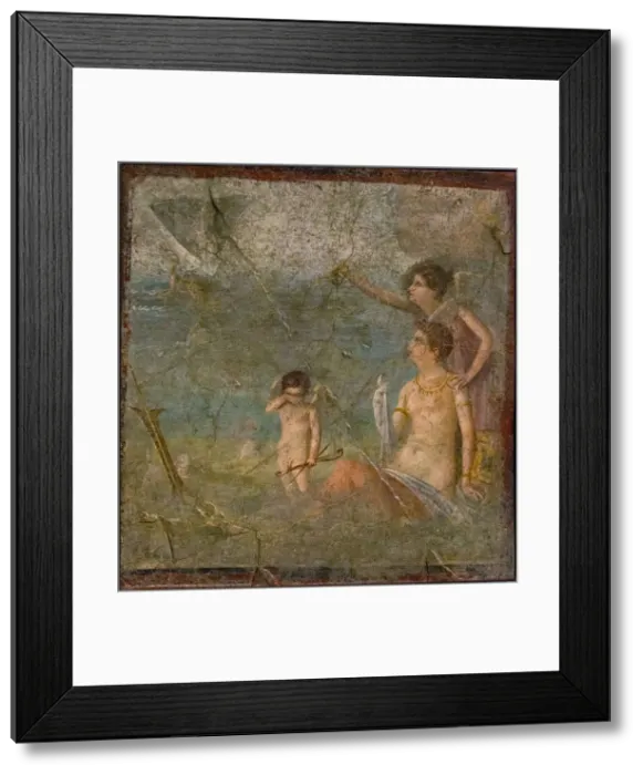 Framed Print : Ariadne and Theseus, 1st H. 1st cen. AD. Creator: Roman-Pompeian wall painting Framed Print : Ariadne and Theseus, 1st H. 1st cen. AD. Creator: Roman-Pompeian wall painting