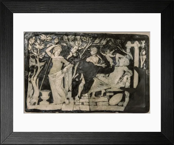 Framed Print : Bacchus and Ariadne (Cameo), 1st H. 1st cen. AD. Creator: Classical Antiquities Framed Print : Bacchus and Ariadne (Cameo), 1st H. 1st cen. AD. Creator: Classical Antiquities