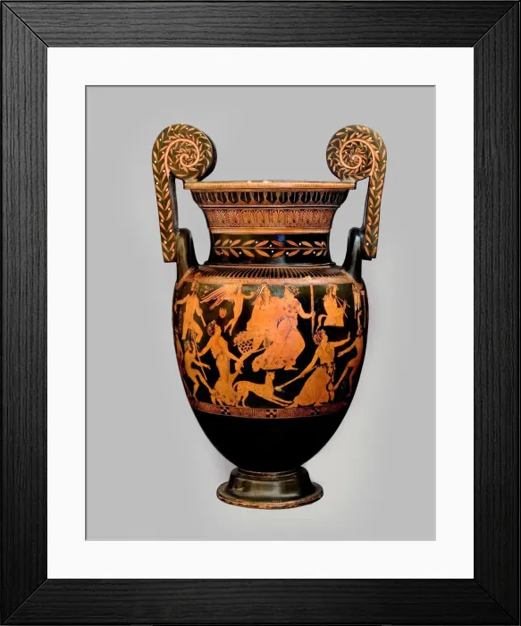 Framed Print : The Pronomos Vase, c. 400 BC. Creator: Pronomos (active c. 410-c. 390 BC) Framed Print : The Pronomos Vase, c. 400 BC. Creator: Pronomos (active c. 410-c. 390 BC)