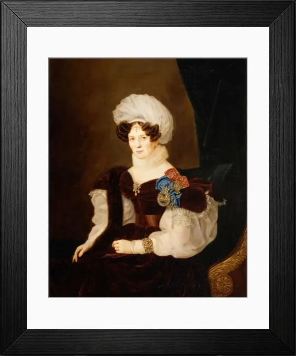 Framed Print : Portrait of Princess Tatyana Vasilyevna Golitsyna (1783-1841), 1835. Creator: Riss Framed Print : Portrait of Princess Tatyana Vasilyevna Golitsyna (1783-1841), 1835. Creator: Riss