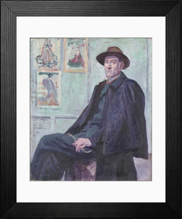 Framed Print : Portrait of Felix Feneon, 1901. Creator: Luce, Maximilien (1858-1941) Framed Print : Portrait of Felix Feneon, 1901. Creator: Luce, Maximilien (1858-1941)