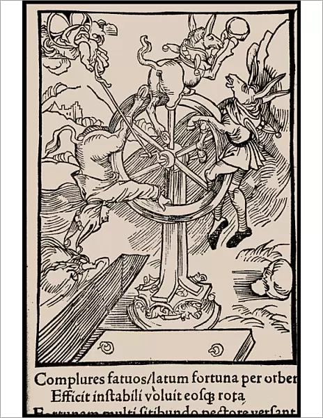 Illustration to the book Ship of Fools by Sebastian Brant, 1497. Creator: Anonymous