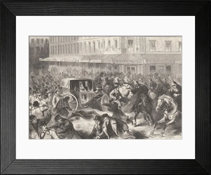 Framed Print : Vera Zasulich shoots on January 24, 1878 on the governor of Petersburg General Trepov, 1878 Framed Print : Vera Zasulich shoots on January 24, 1878 on the governor of Petersburg General Trepov, 1878