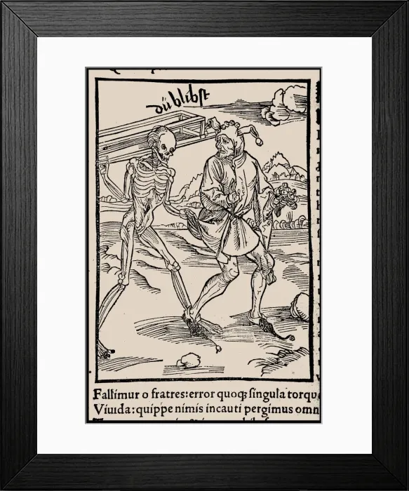 Framed Print : Illustration to the book Ship of Fools by Sebastian Brant, 1497. Creator: Anonymous Framed Print : Illustration to the book Ship of Fools by Sebastian Brant, 1497. Creator: Anonymous