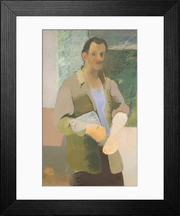 Framed Print : Self-Portrait, ca 1937. Creator: Gorky, Arshile (1904-1948) Framed Print : Self-Portrait, ca 1937. Creator: Gorky, Arshile (1904-1948)