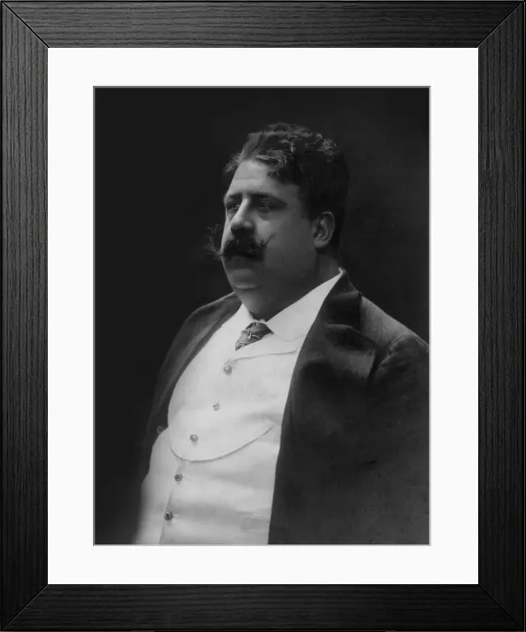 Framed Print : Ruggiero Leoncavallo (1858-1919). Creator: Anonymous Framed Print : Ruggiero Leoncavallo (1858-1919). Creator: Anonymous