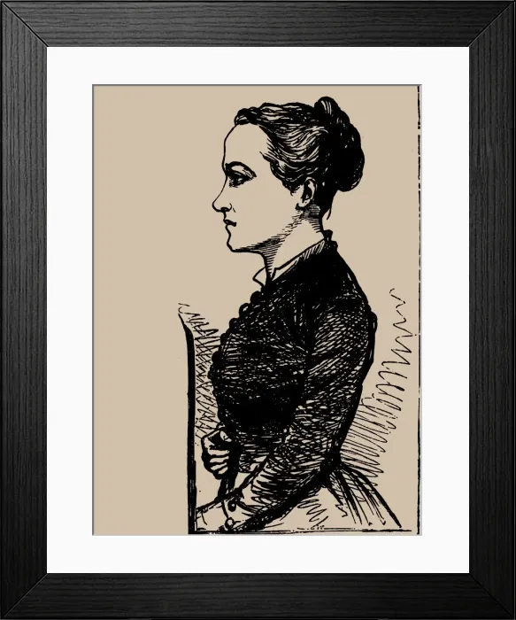 Framed Print : Sophia Perovskaya before the Court, 1881. Creator: Anonymous Framed Print : Sophia Perovskaya before the Court, 1881. Creator: Anonymous