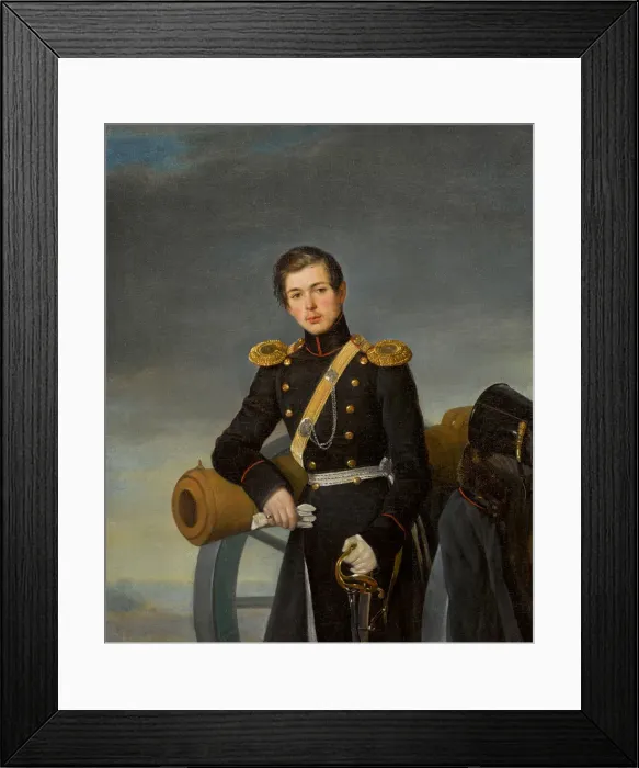 Framed Print : Portrait of Alexander Nikolaevich Karamzin (1815-1888), after 1836. Creator: Orlov Framed Print : Portrait of Alexander Nikolaevich Karamzin (1815-1888), after 1836. Creator: Orlov