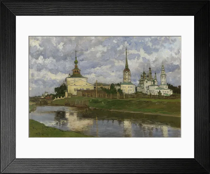 Framed Print : Solikamsk, 1910. Creator: Makovsky, Alexander Vladimirovich (1869-1924) Framed Print : Solikamsk, 1910. Creator: Makovsky, Alexander Vladimirovich (1869-1924)