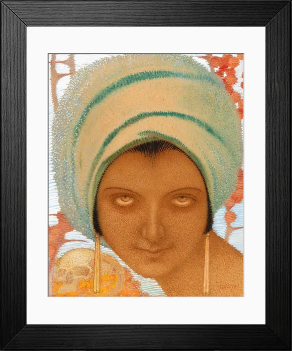 Framed Print : Vanitas. Creator: Krenes, Heinrich (1874-1923) Framed Print : Vanitas. Creator: Krenes, Heinrich (1874-1923)