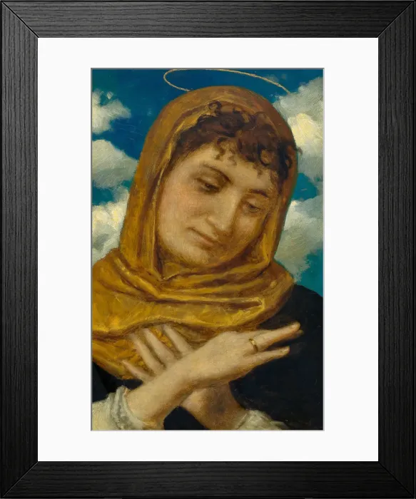 Framed Print : Saint Catherine, 1880. Creator: Bocklin, Arnold (1827-1901) Framed Print : Saint Catherine, 1880. Creator: Bocklin, Arnold (1827-1901)