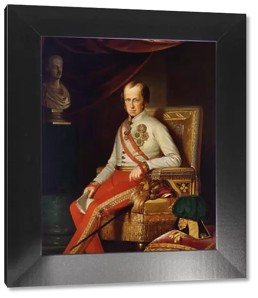 Portrait of Emperor Ferdinand I of Austria (1793-1875), c. 1840. Creator: Anonymous