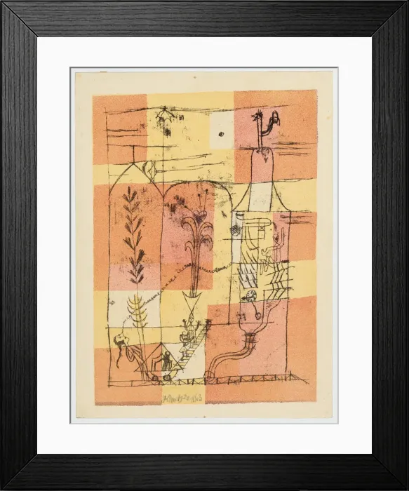 Framed Print : Hoffmanneske Szene, 1921. Creator: Klee, Paul (1879-1940) Framed Print : Hoffmanneske Szene, 1921. Creator: Klee, Paul (1879-1940)