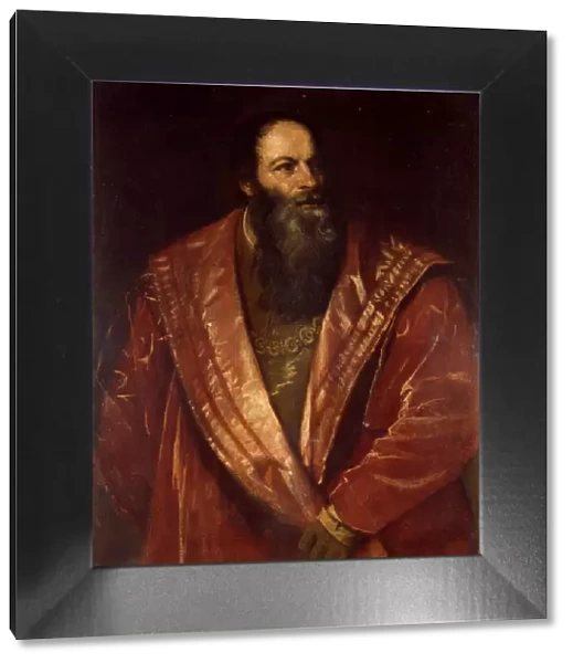 Portrait of Pietro Aretino, 1545. Creator: Titian (1488-1576)