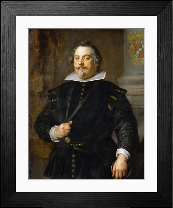 Framed Print : Francisco de Moncada, Marques de Aytona, ca 1634. Creator: Dyck, Sir Anthony van (1599-1641) Framed Print : Francisco de Moncada, Marques de Aytona, ca 1634. Creator: Dyck, Sir Anthony van (1599-1641)