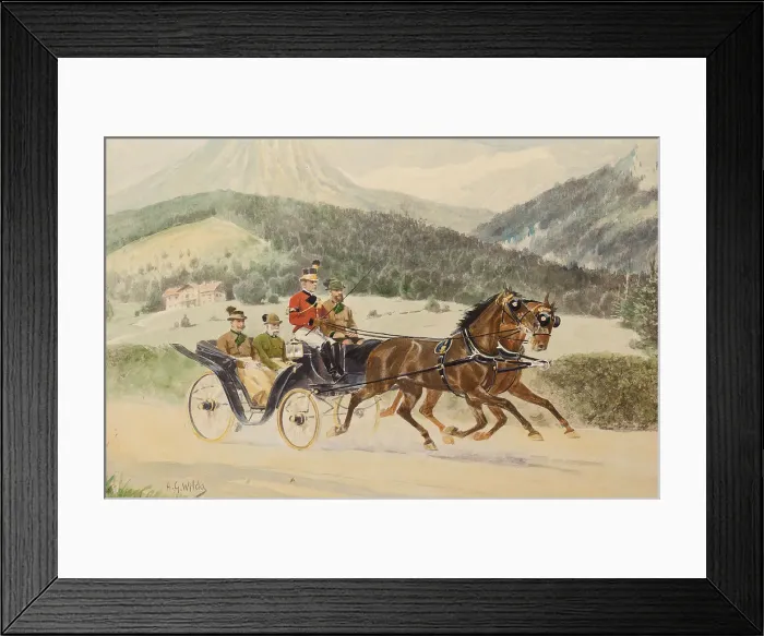 Framed Print : Emperor Franz Joseph I of Austria and Archduke Franz Ferdinand …in a carriage, 1900s-1910s Framed Print : Emperor Franz Joseph I of Austria and Archduke Franz Ferdinand …in a carriage, 1900s-1910s