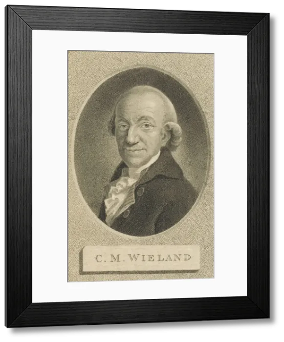 Framed Print : Portrait of the Poet and writer Christoph Martin Wieland (1733-1813), 1800. Creator: Nutter Framed Print : Portrait of the Poet and writer Christoph Martin Wieland (1733-1813), 1800. Creator: Nutter