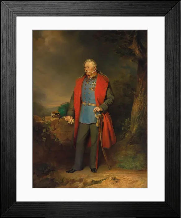 Framed Print : Field marshal Josef Graf Radetzky of Radetz (1766-1858), 1852. Creator: Decker, Georg (1818-1894) Framed Print : Field marshal Josef Graf Radetzky of Radetz (1766-1858), 1852. Creator: Decker, Georg (1818-1894)