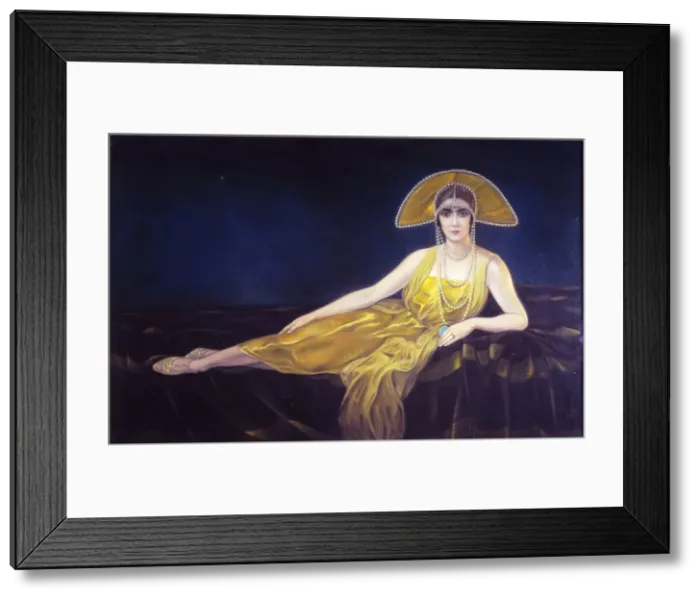 Framed Print : Portrait Wally Toscanini, 1925. Creator: Martini, Arturo (1889-1947) Framed Print : Portrait Wally Toscanini, 1925. Creator: Martini, Arturo (1889-1947)