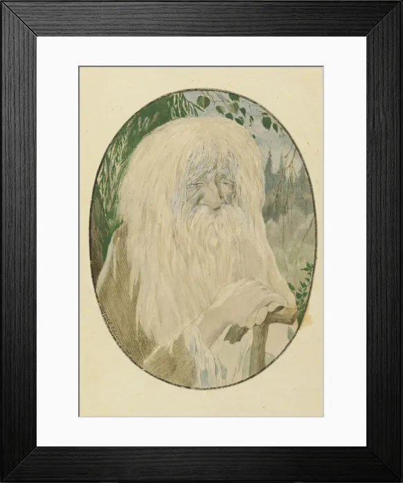 Framed Print : Leshy. Illustration to the poem Ruslan and Lyudmila by A. Pushkin, 1921-1926. Creator: Chekhonin Framed Print : Leshy. Illustration to the poem Ruslan and Lyudmila by A. Pushkin, 1921-1926. Creator: Chekhonin
