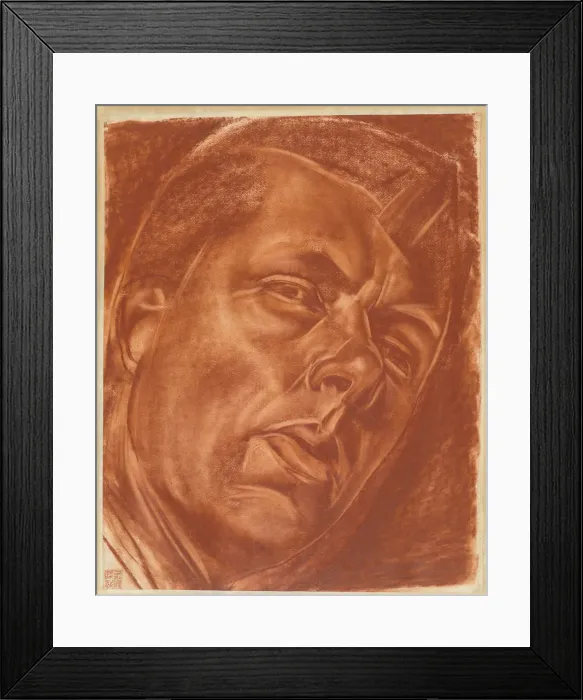 Framed Print : Portrait of Boris Grigoriev (1886-1939), 1922. Creator: Yakovlev, Alexander Yevgenyevich Framed Print : Portrait of Boris Grigoriev (1886-1939), 1922. Creator: Yakovlev, Alexander Yevgenyevich