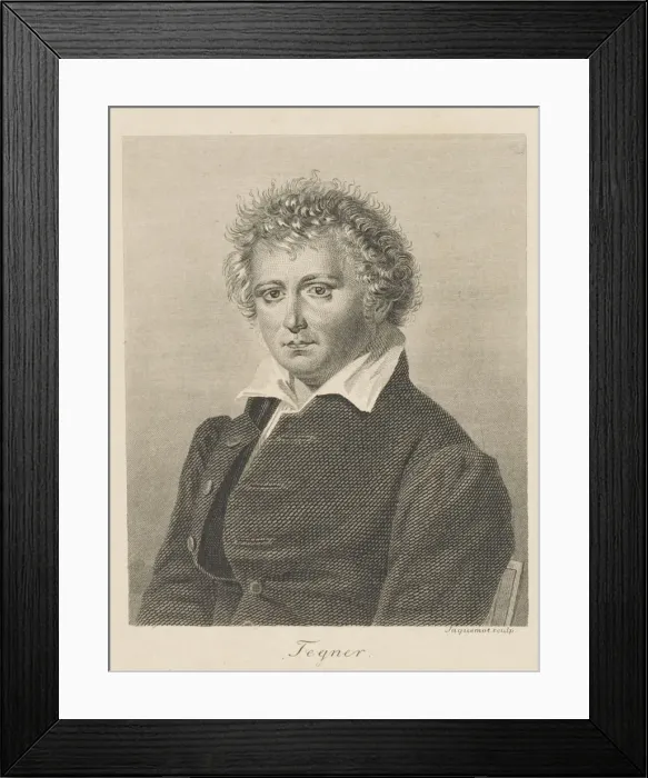 Framed Print : Portrait of Esaias Tegner (1782-1846), c Framed Print : Portrait of Esaias Tegner (1782-1846), c