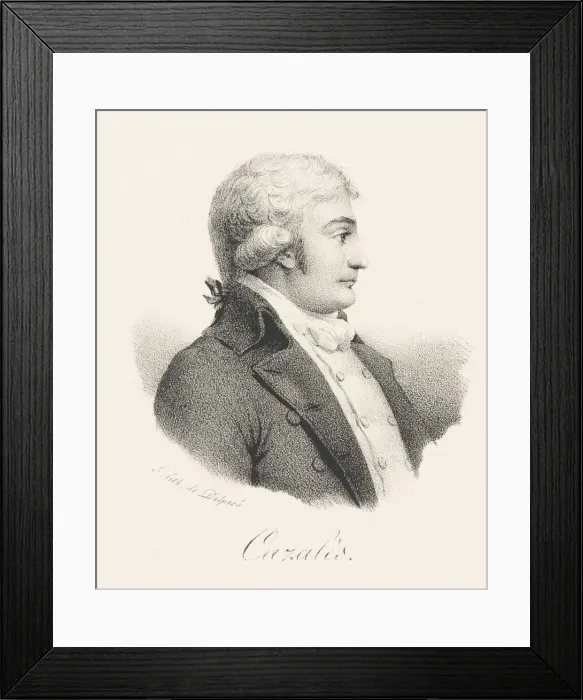 Framed Print : Jacques Antoine Marie de Cazales (1758-1805), ca 1820 Framed Print : Jacques Antoine Marie de Cazales (1758-1805), ca 1820