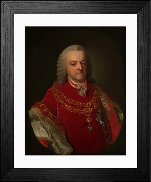 Framed Print : Portrait of Count Ferenc Esterhazy de Galantha (1715-1785). Creator: Anonymous Framed Print : Portrait of Count Ferenc Esterhazy de Galantha (1715-1785). Creator: Anonymous