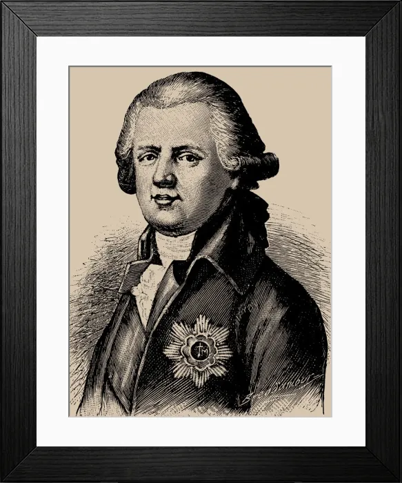 Framed Print : Portrait of Johann Ludwig Graf von Cobenzl (1753-1809). Creator: Brend amour, Richard (1831-1915) Framed Print : Portrait of Johann Ludwig Graf von Cobenzl (1753-1809). Creator: Brend amour, Richard (1831-1915)