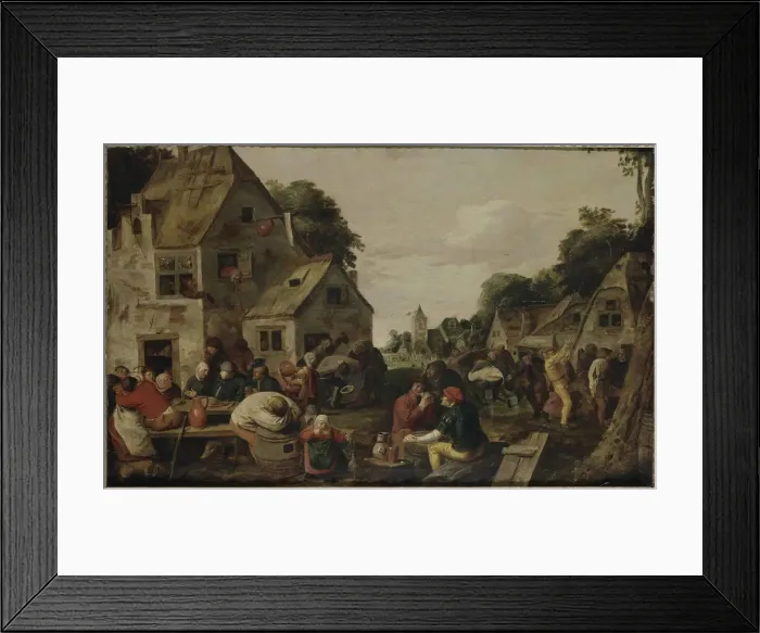 Framed Print : Kermesse. Creator: Brouwer, Adriaen (c. 1605-1638) Framed Print : Kermesse. Creator: Brouwer, Adriaen (c. 1605-1638)