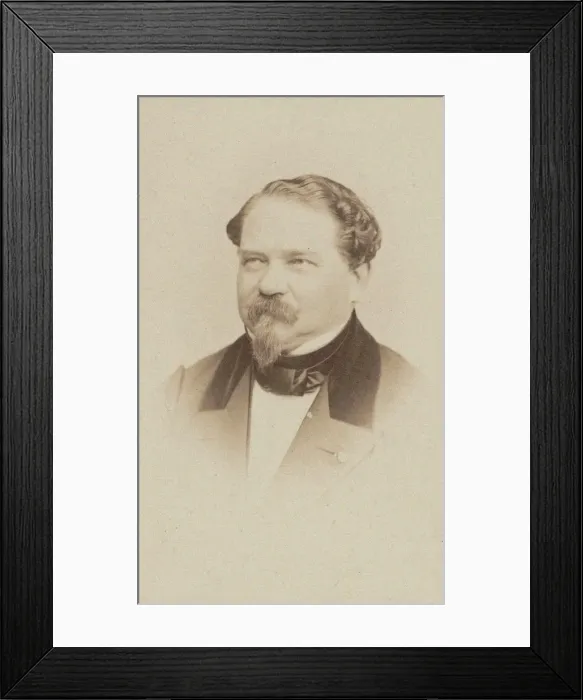 Framed Print : Portrait of the Composer Jean-Georges Kastner (1810-1867). Creator: Anonymous Framed Print : Portrait of the Composer Jean-Georges Kastner (1810-1867). Creator: Anonymous