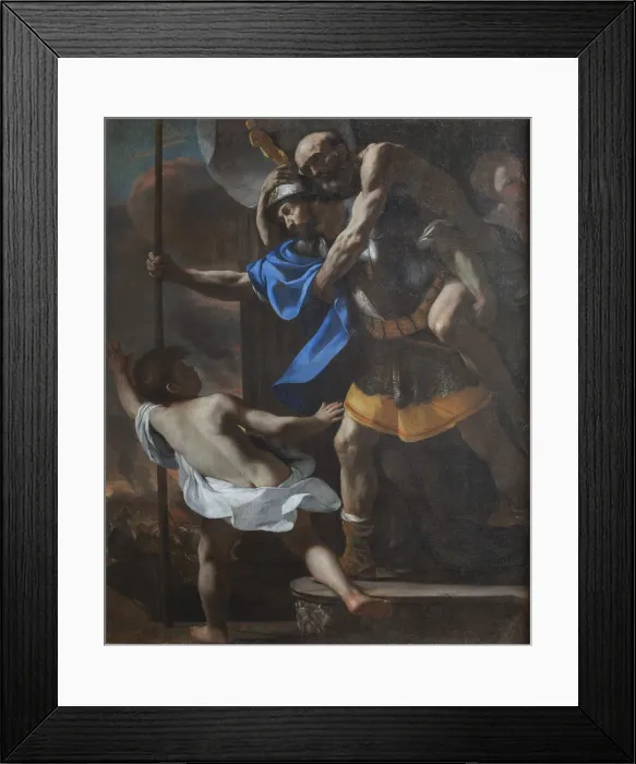 Framed Print : Escape from Troy, 1635-1640. Creator: Preti, Mattia (1613-1699) Framed Print : Escape from Troy, 1635-1640. Creator: Preti, Mattia (1613-1699)