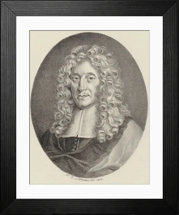 Framed Print : Portrait of the organist and composer Johann Kaspar Kerll (1627-1693), 1815. Creator: Winter Framed Print : Portrait of the organist and composer Johann Kaspar Kerll (1627-1693), 1815. Creator: Winter