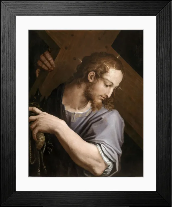 Framed Print : Christ carrying the Cross, 1553. Creator: Vasari, Giorgio (1511-1574) Framed Print : Christ carrying the Cross, 1553. Creator: Vasari, Giorgio (1511-1574)