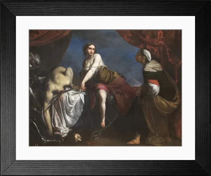 Framed Print : Judith and Holofernes, 1630-1635. Creator: Furini, Francesco (1603-1643) Framed Print : Judith and Holofernes, 1630-1635. Creator: Furini, Francesco (1603-1643)