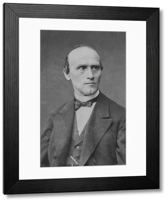 Framed Print : Portrait of the Composer Friedrich Kiel (1821-1885). Creator: Photo studio Schaarwachter Framed Print : Portrait of the Composer Friedrich Kiel (1821-1885). Creator: Photo studio Schaarwachter